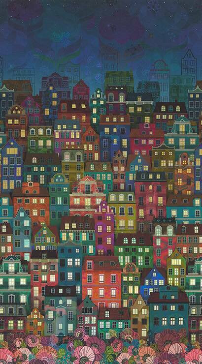 Happy Town Quilt - ONLINE CLASS