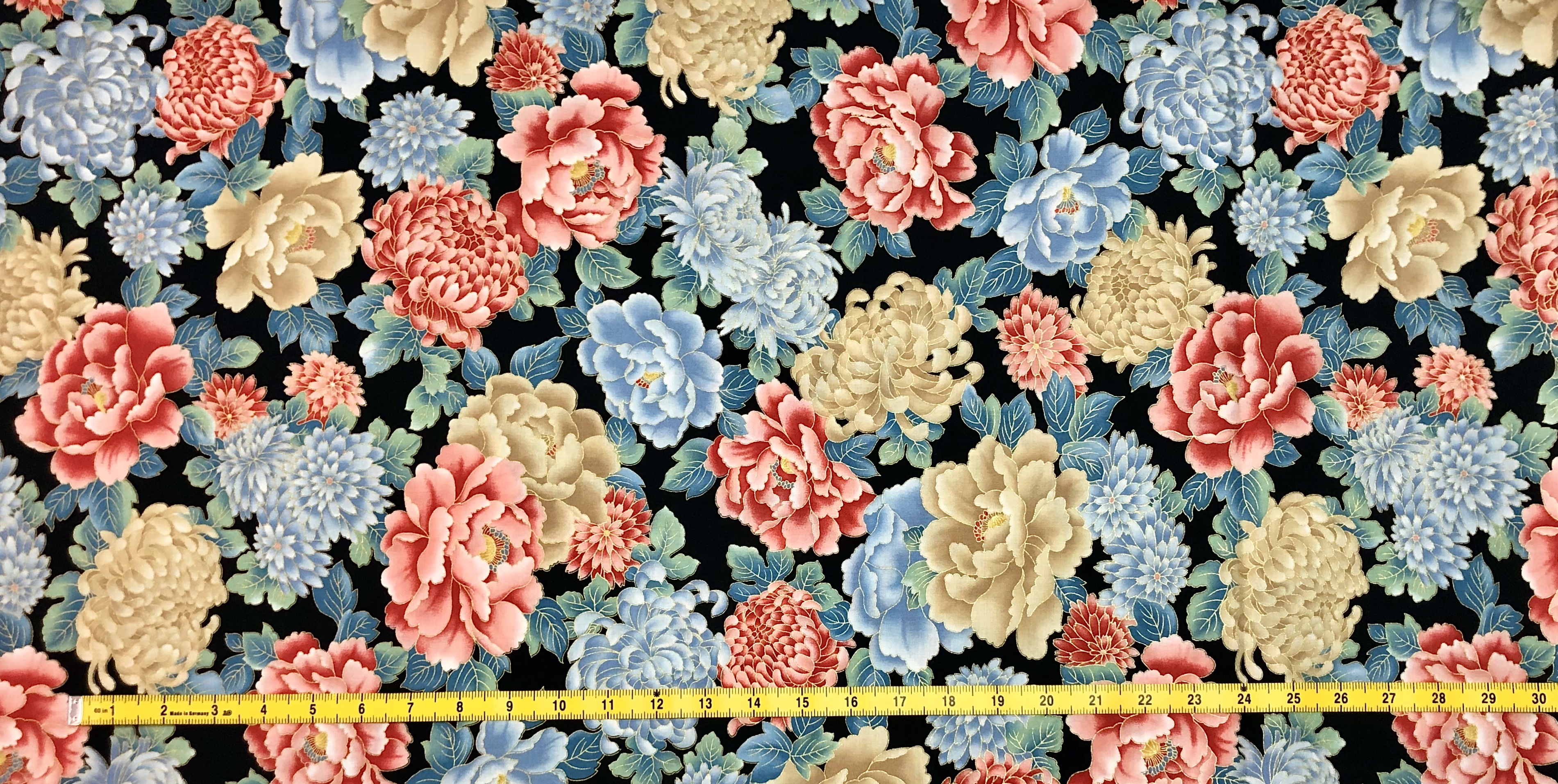 Niwa - Black - 1/2m cut