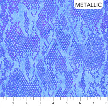 Wild Thing - Blue Purple - Snake - 1/2m cut 57644