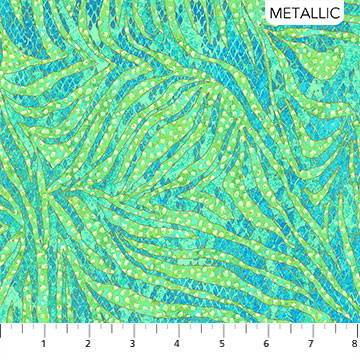 Wild Thing - Bahama Breeze - Zebra - 1/2m cut 57641