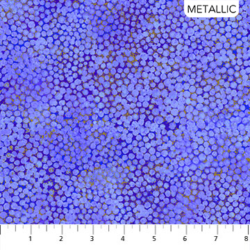 Wild Thing - Blue Purple - Pebbles - 1/2m cut 57645