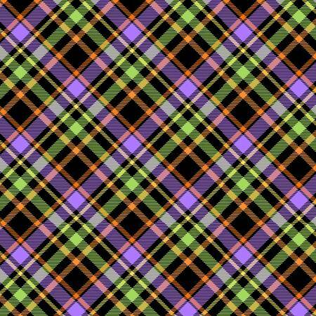 Glow Ghosts - Plaid - 1/2m cut 57677