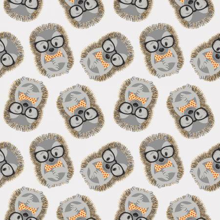 Wild & Free - Tossed Hedgehogs - 1/2m cut 57686