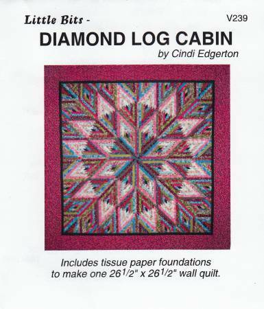 Diamond Log Cabin - Paper Piecing 57687