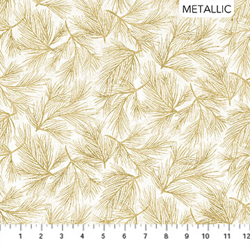 White Christmas - Tree Boughs - 1/2m cut 57706