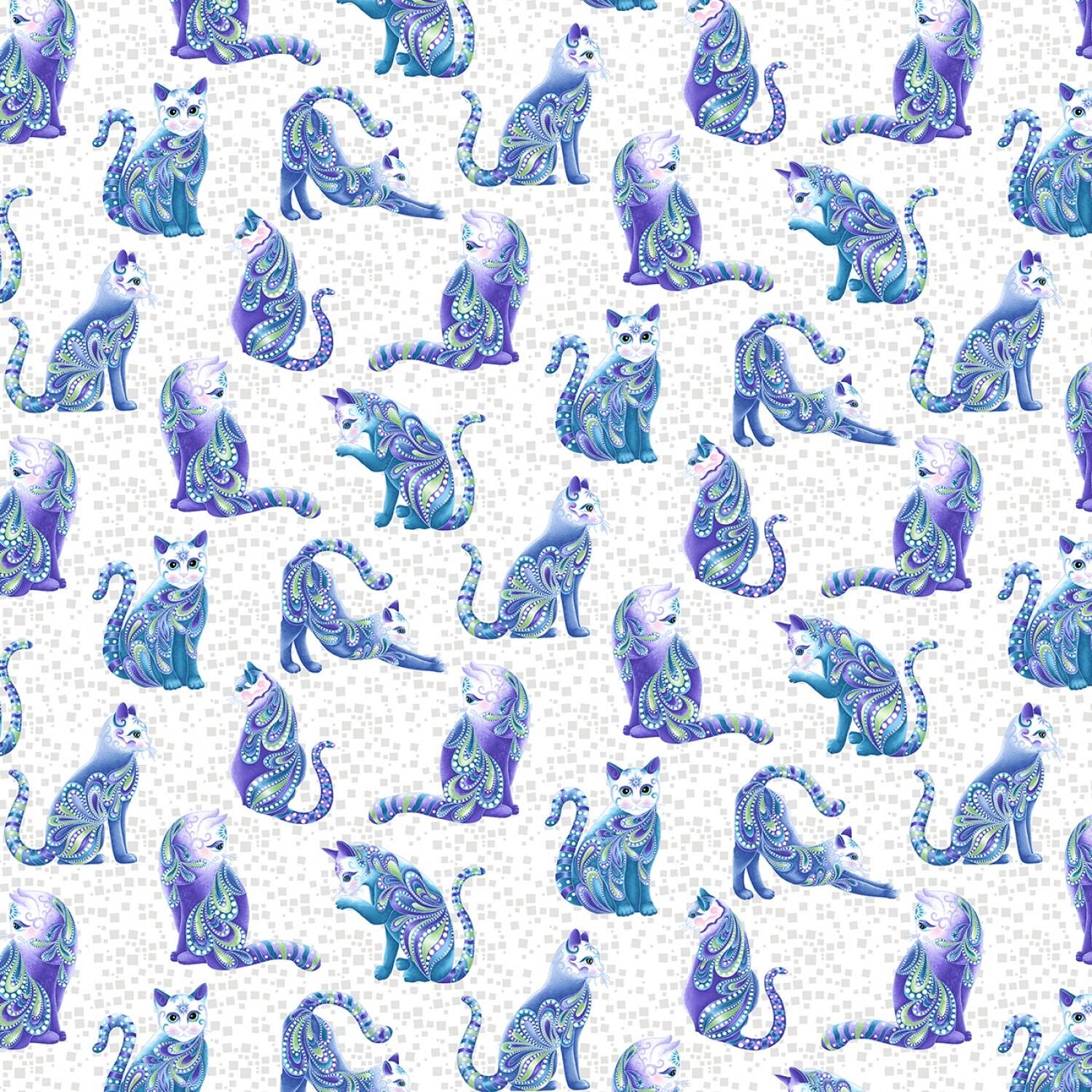 Catitude - Singing the Blues - Cats - 1/2m cut 57741