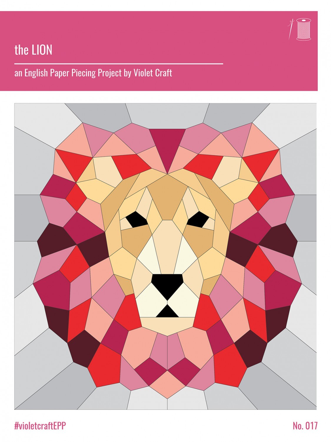 Lion - English Paper Piecing Pattern 57770