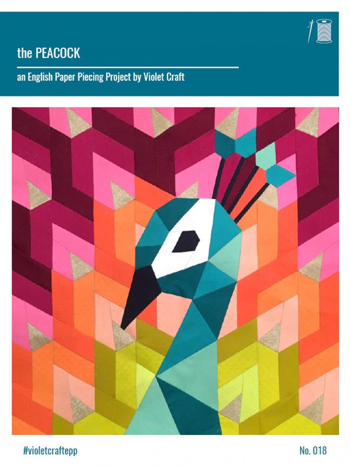 Peacock - English Paper Piecing Pattern