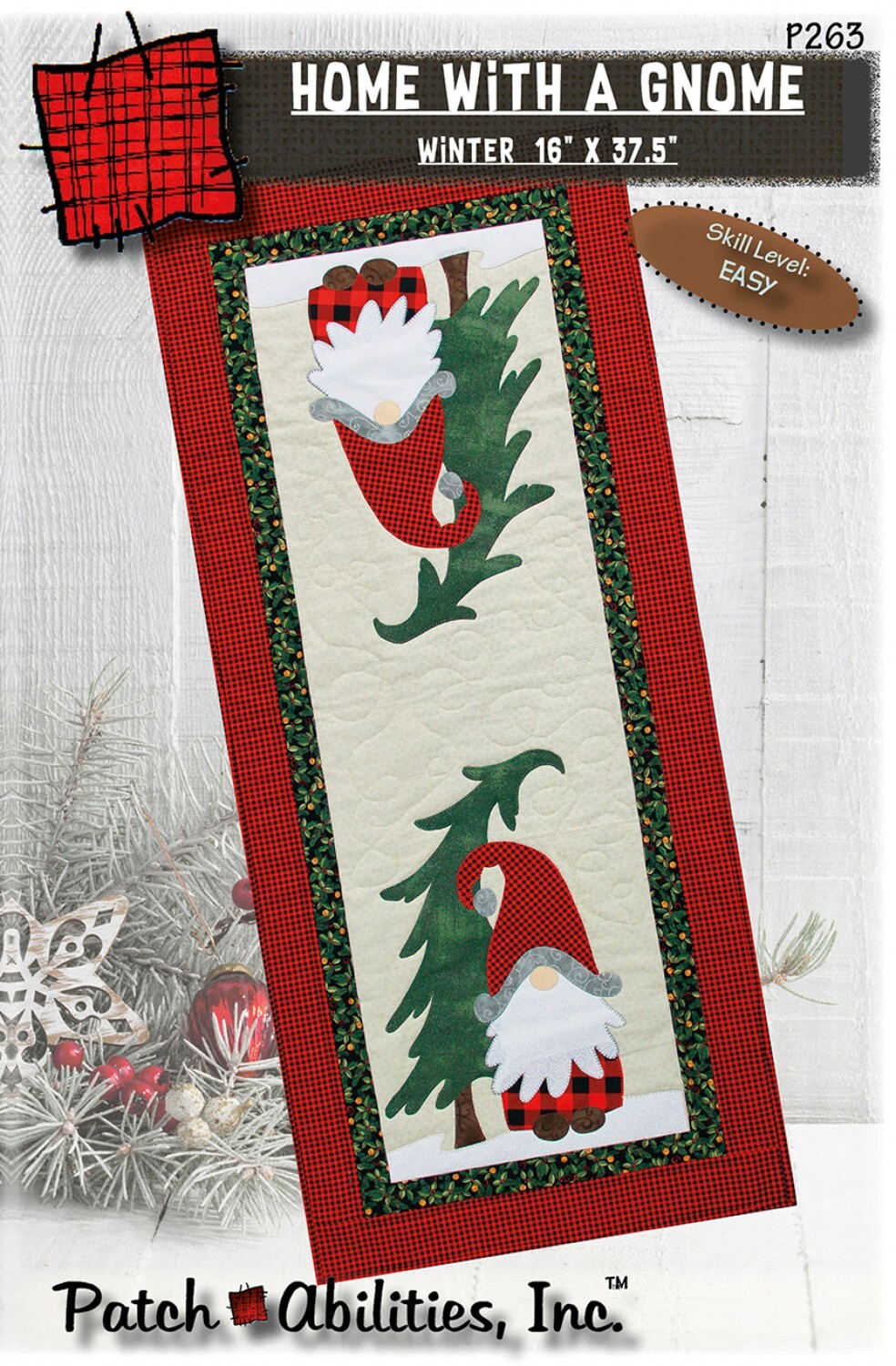 Learn to Applique - Gnome Table Runner Class - Fall 2021 57483