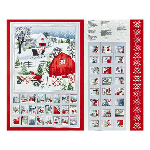 Holiday Heartland Advent Calendar Panel 57919