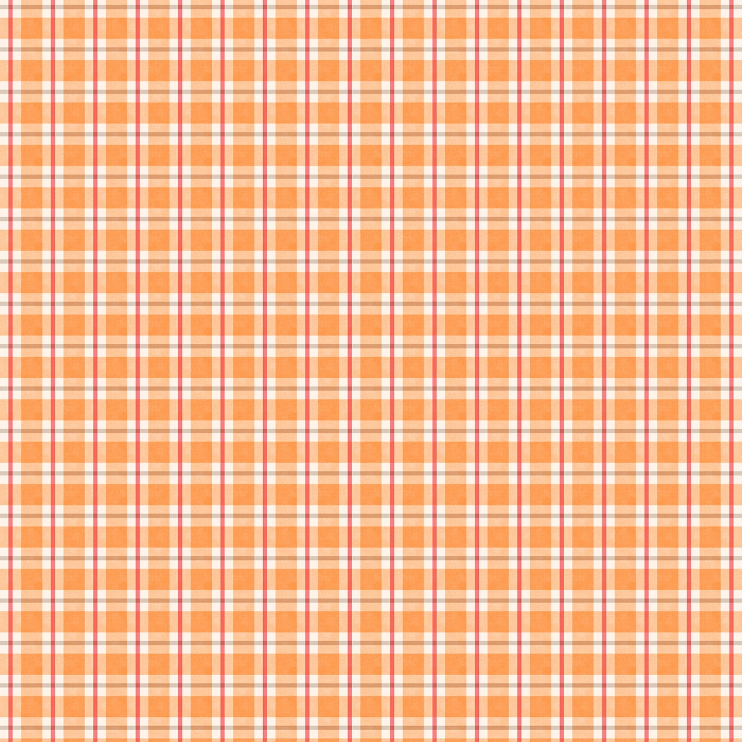 Autumn Day - Orange Plaid - 1/2m cut 57940