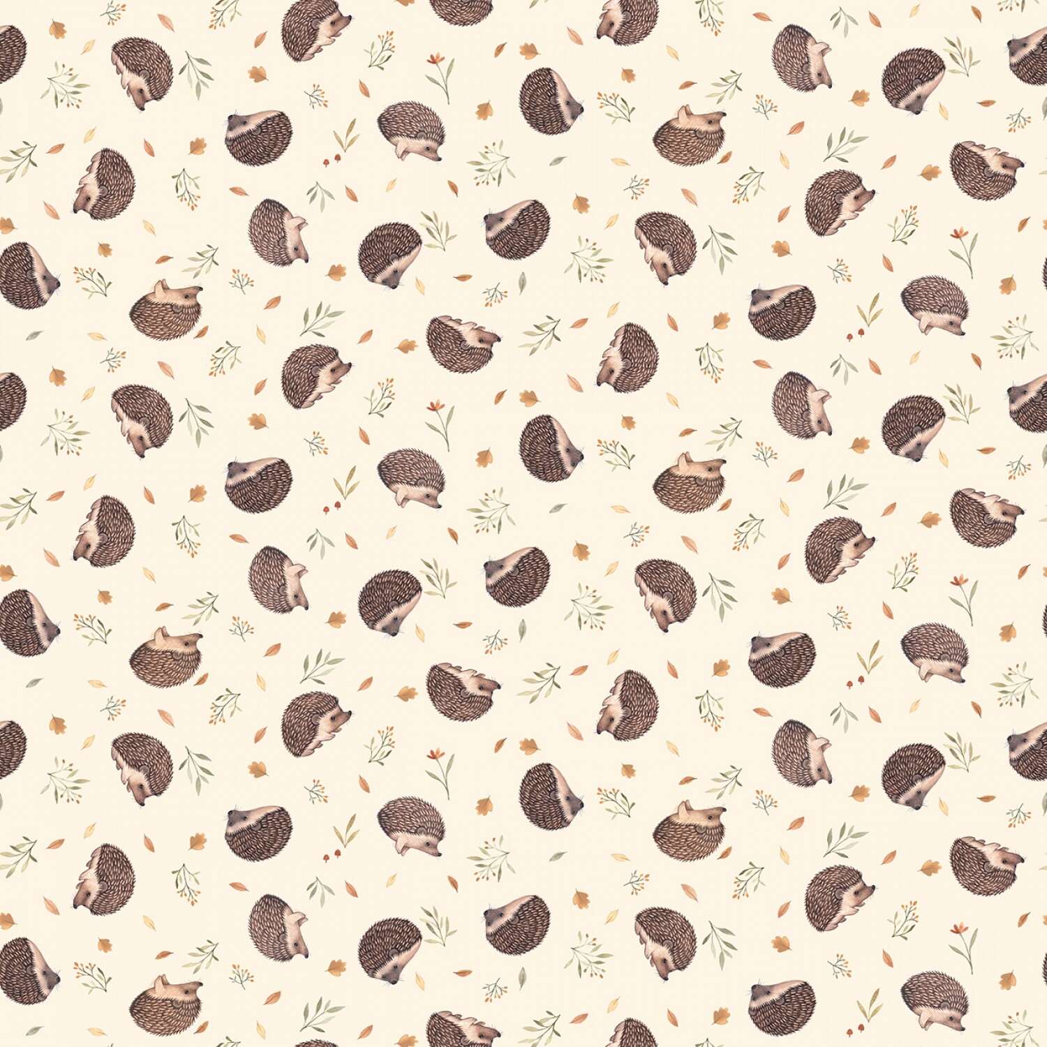 Cream Hedgehogs - 1/2m cut 57952