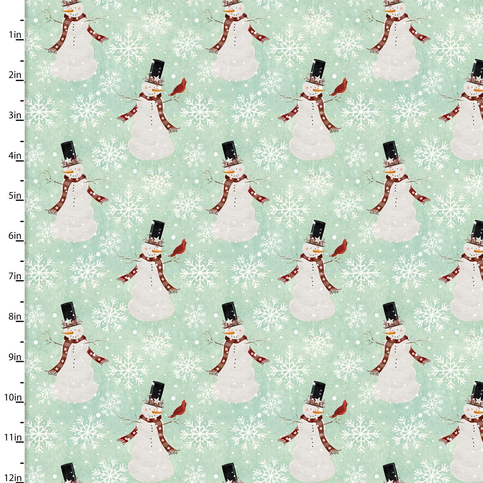 Home for the Holidays - Snowmen - 1/2m cut 58067