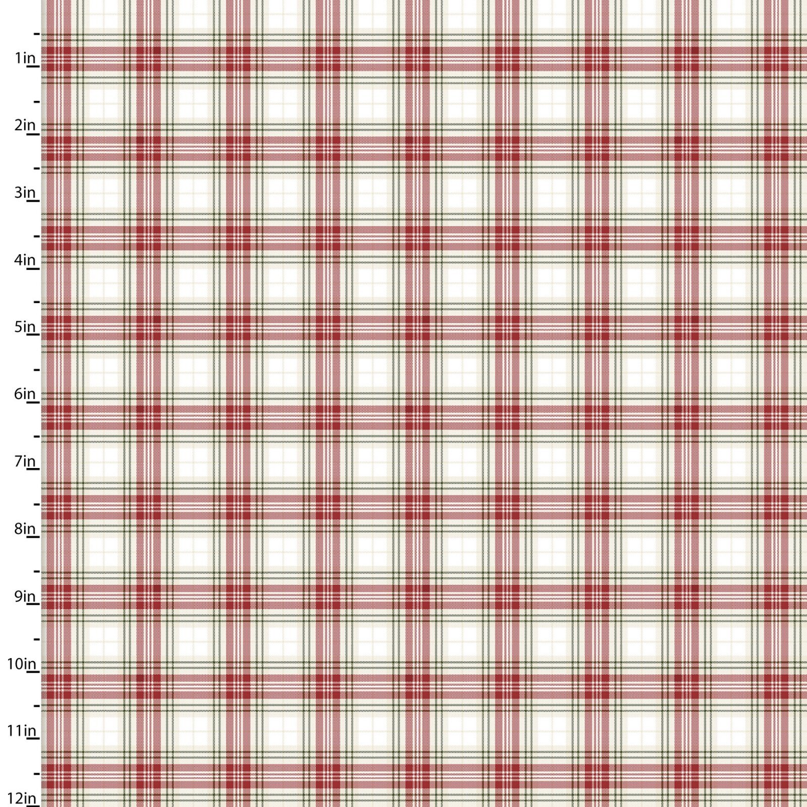 Home for the Holidays - Plaid - 1/2m cut 58065