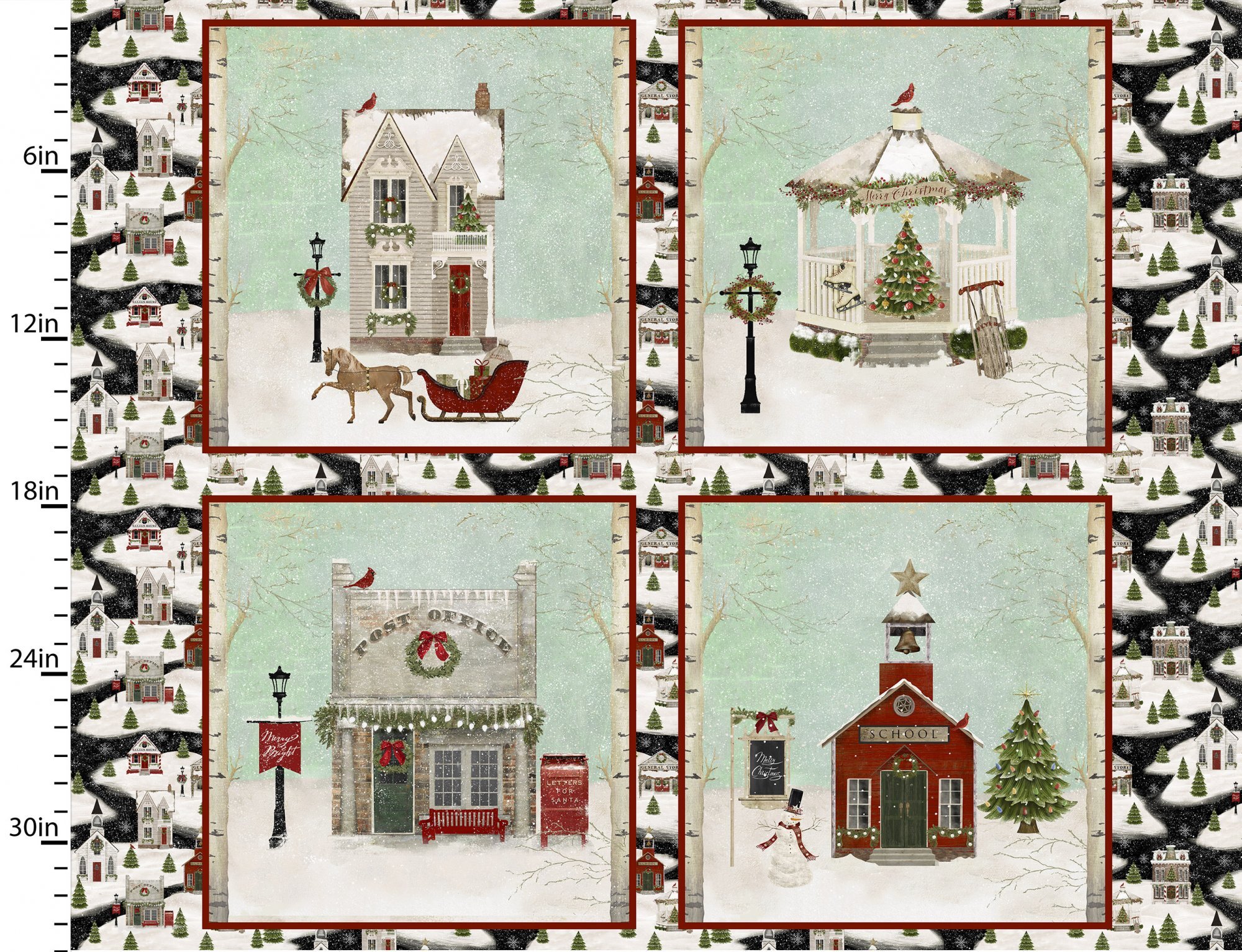 Home for the Holidays - Pillow Panel 58071