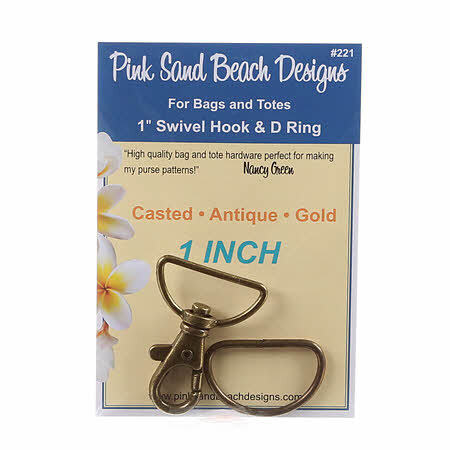 Swivel Hook & D Ring Set - Antique Gold 58083