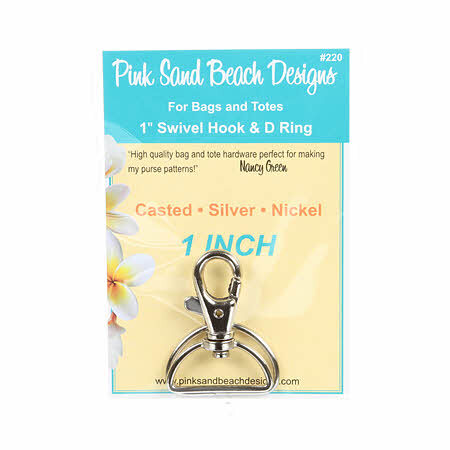 Swivel Hook & D Ring Set - Silver 58085