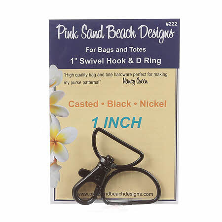 Swivel Hook & D Ring Set - Black 58084