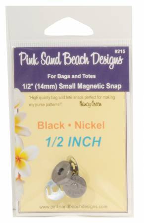 Magnetic Purse Snaps - 1/2"  - Black 58079