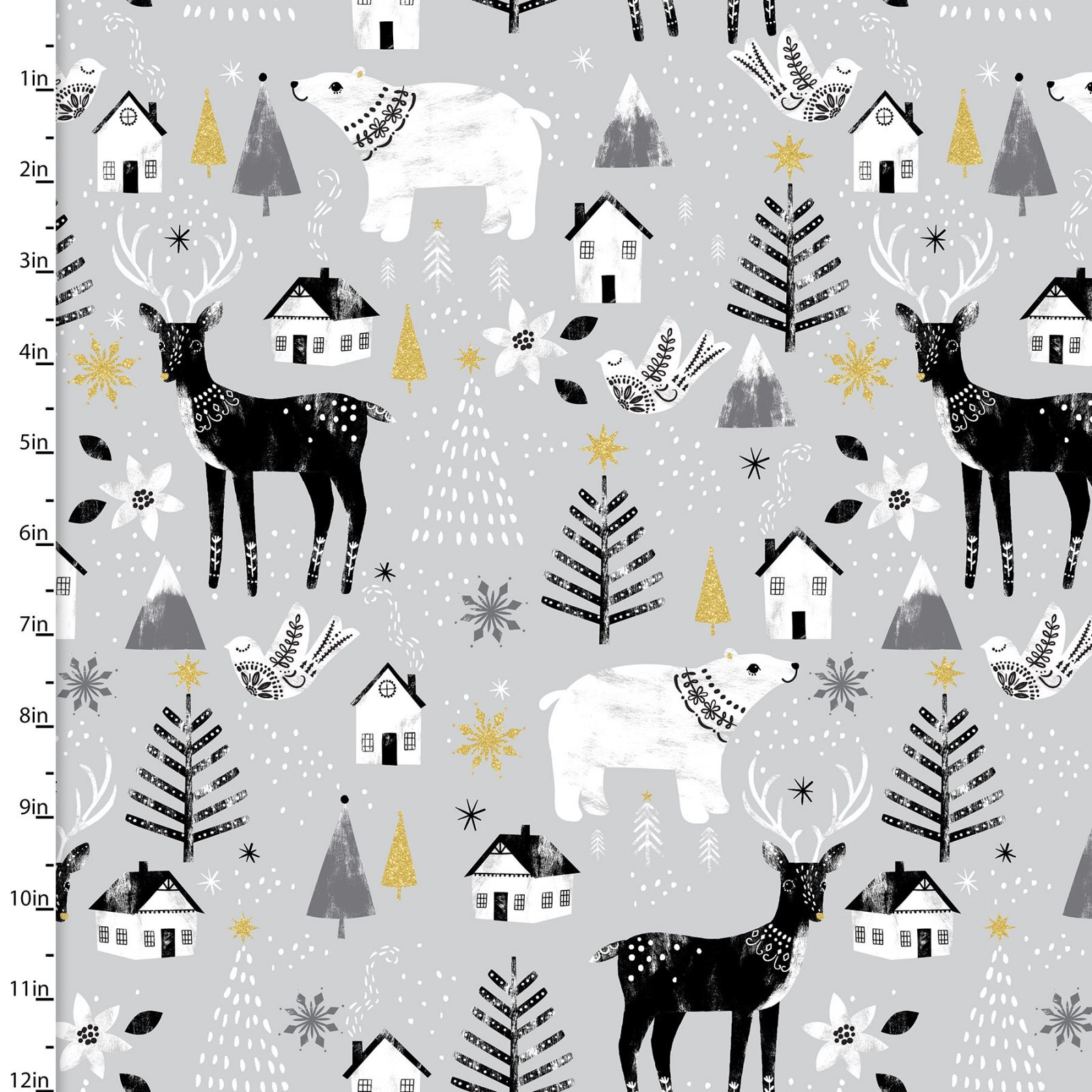 Peace on Earth - All over Print - 1/2m cut 58091
