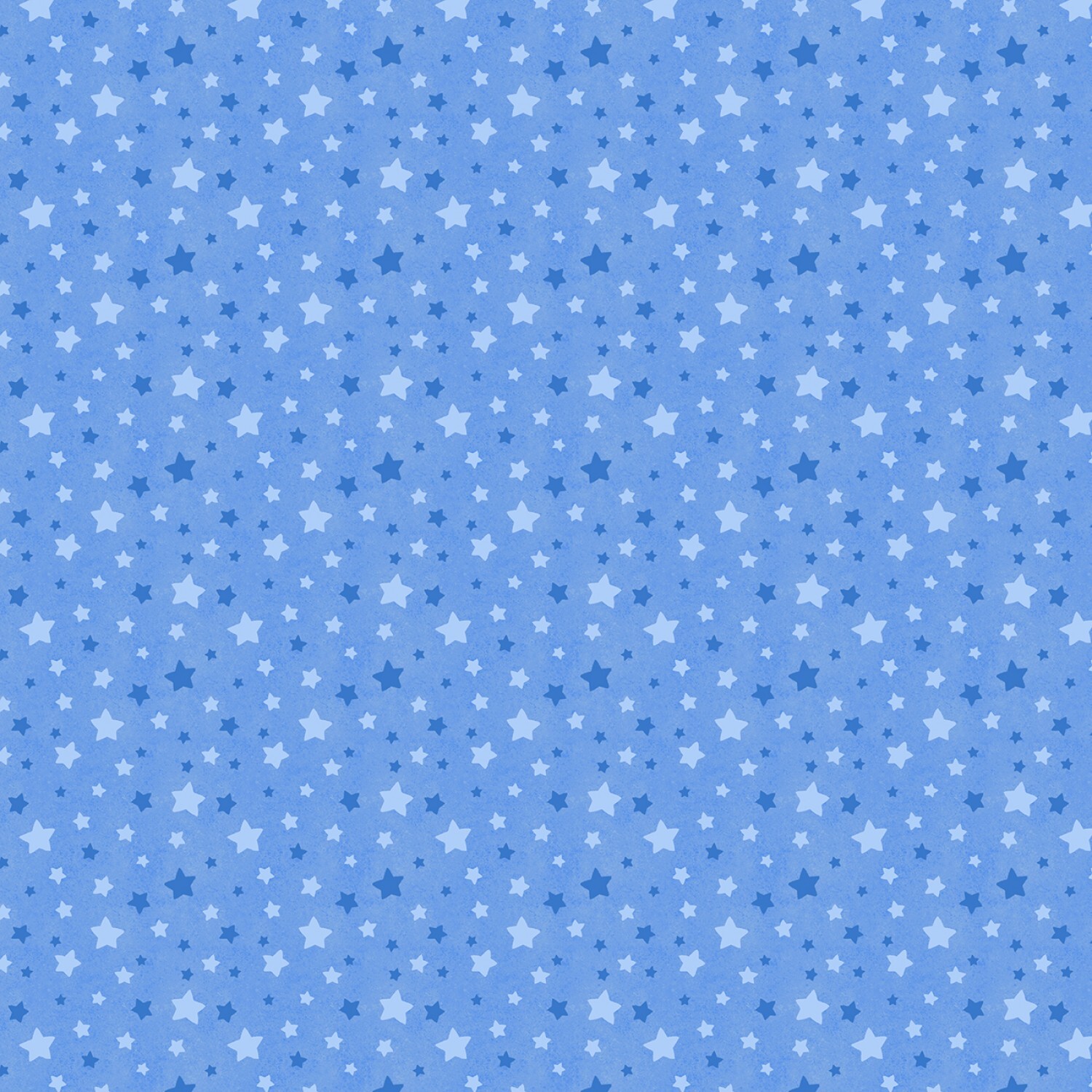 Snow What Fun - Blue Stars - 1/2m cut 58134