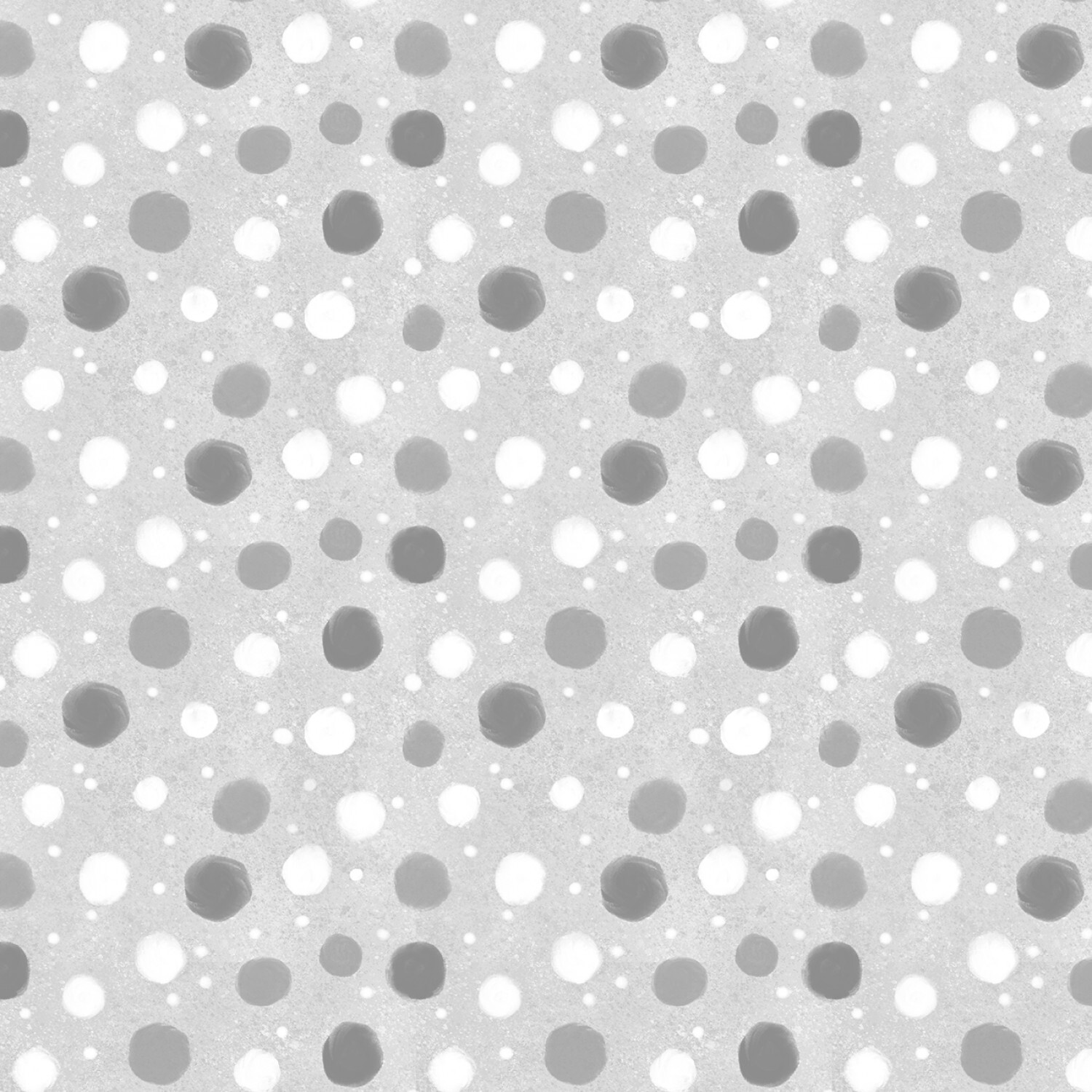 Snow What Fun - Grey Snowballs - 1/2m cut 58133