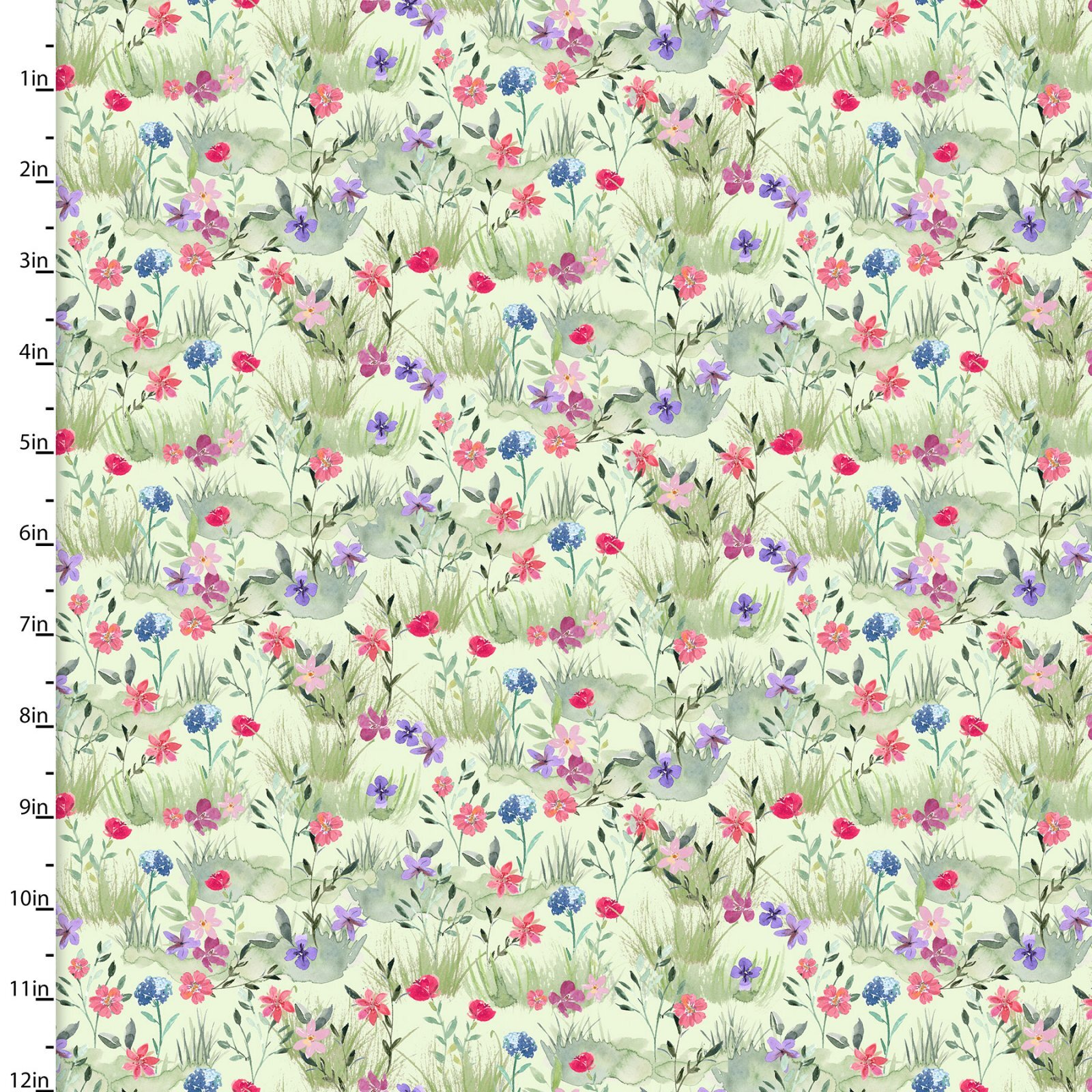 A Dog's Life - Floral - 1/2m cut 58157