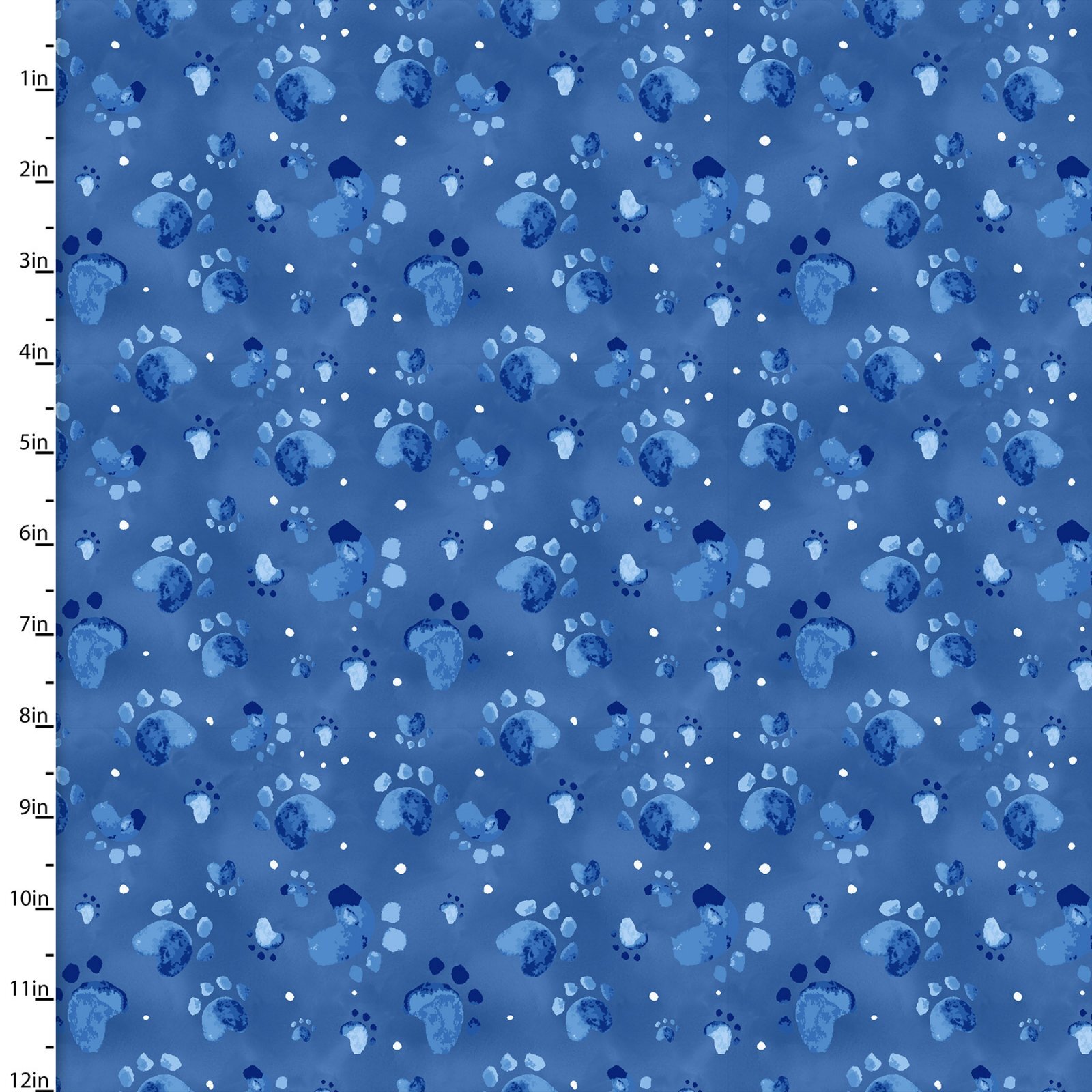 A Dog's Life - Paw Prints - 1/2m cut 58156
