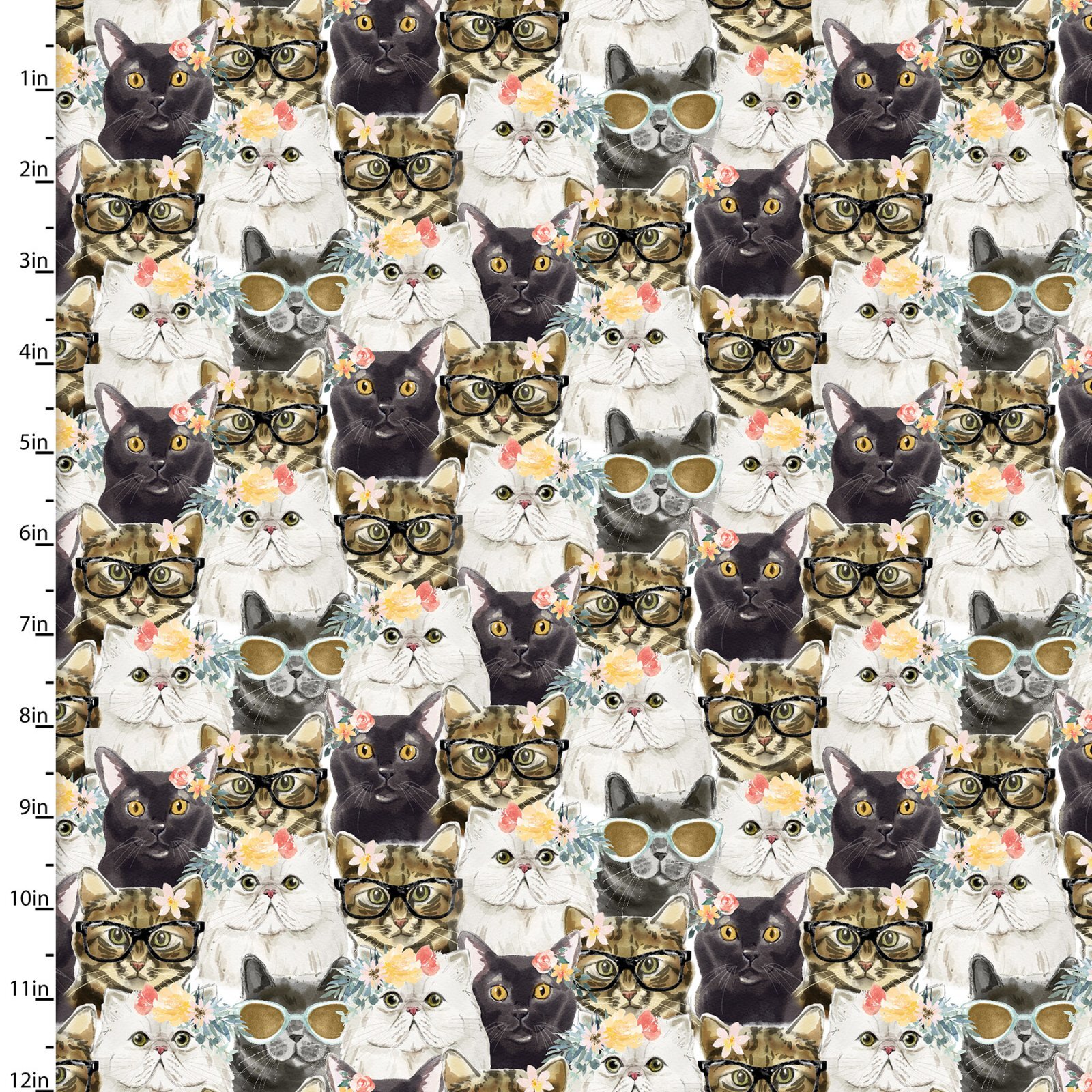 Everyday is Caturday - Packed Cats - 1/2m cut 58160