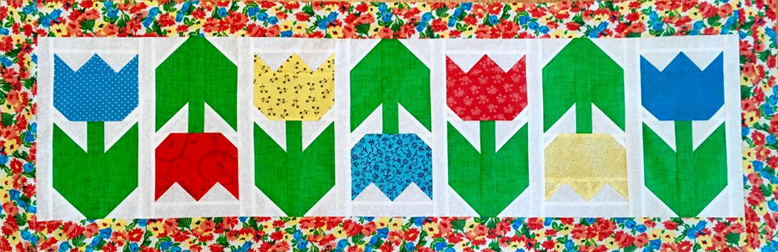 Tulip Table Runner Pattern - PDF Version