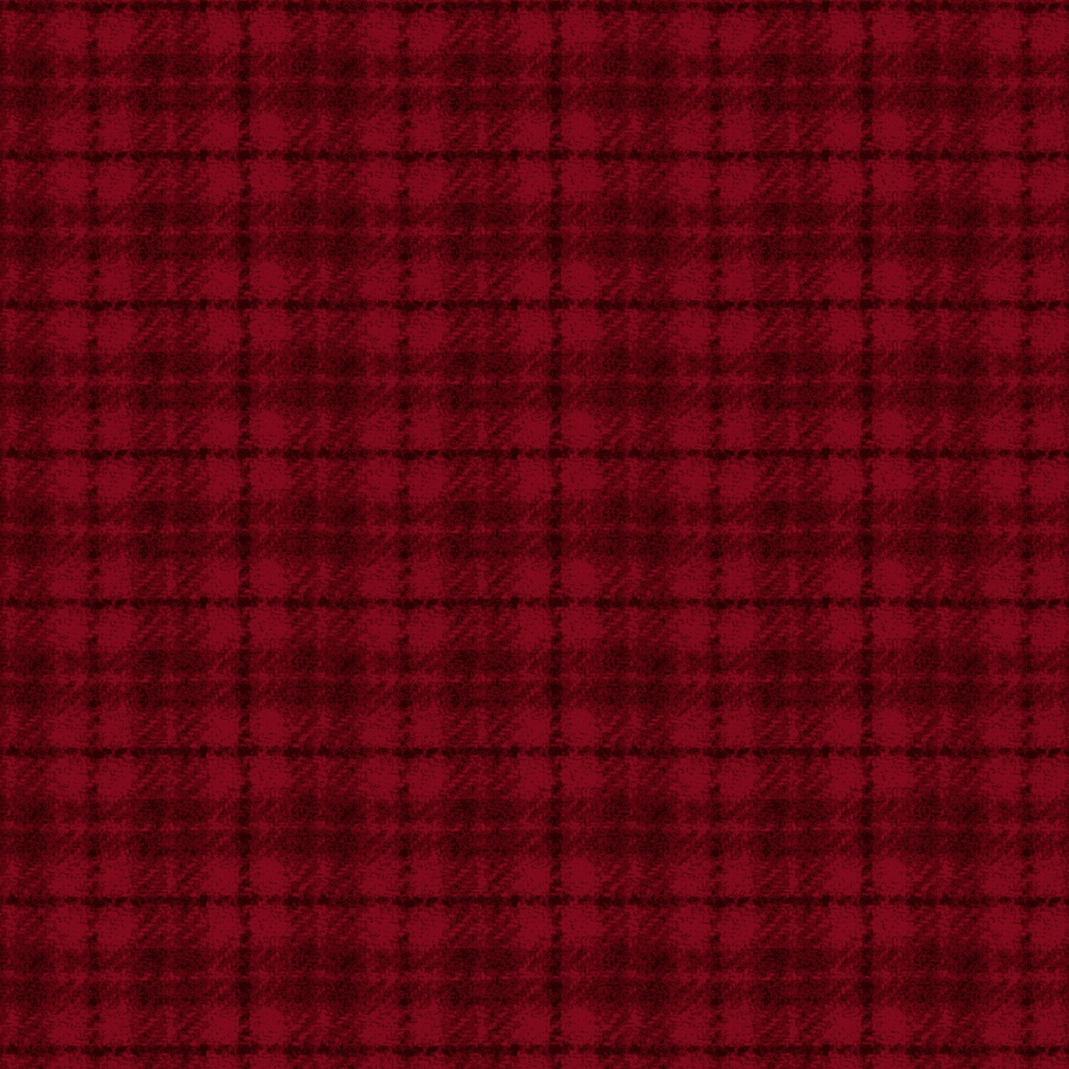 Woolies Flannel - Red Plaid - 1/2m cut 58220