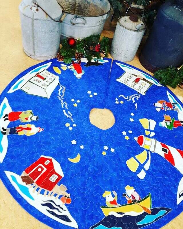 Around the Harbour Tree Skirt Pattern