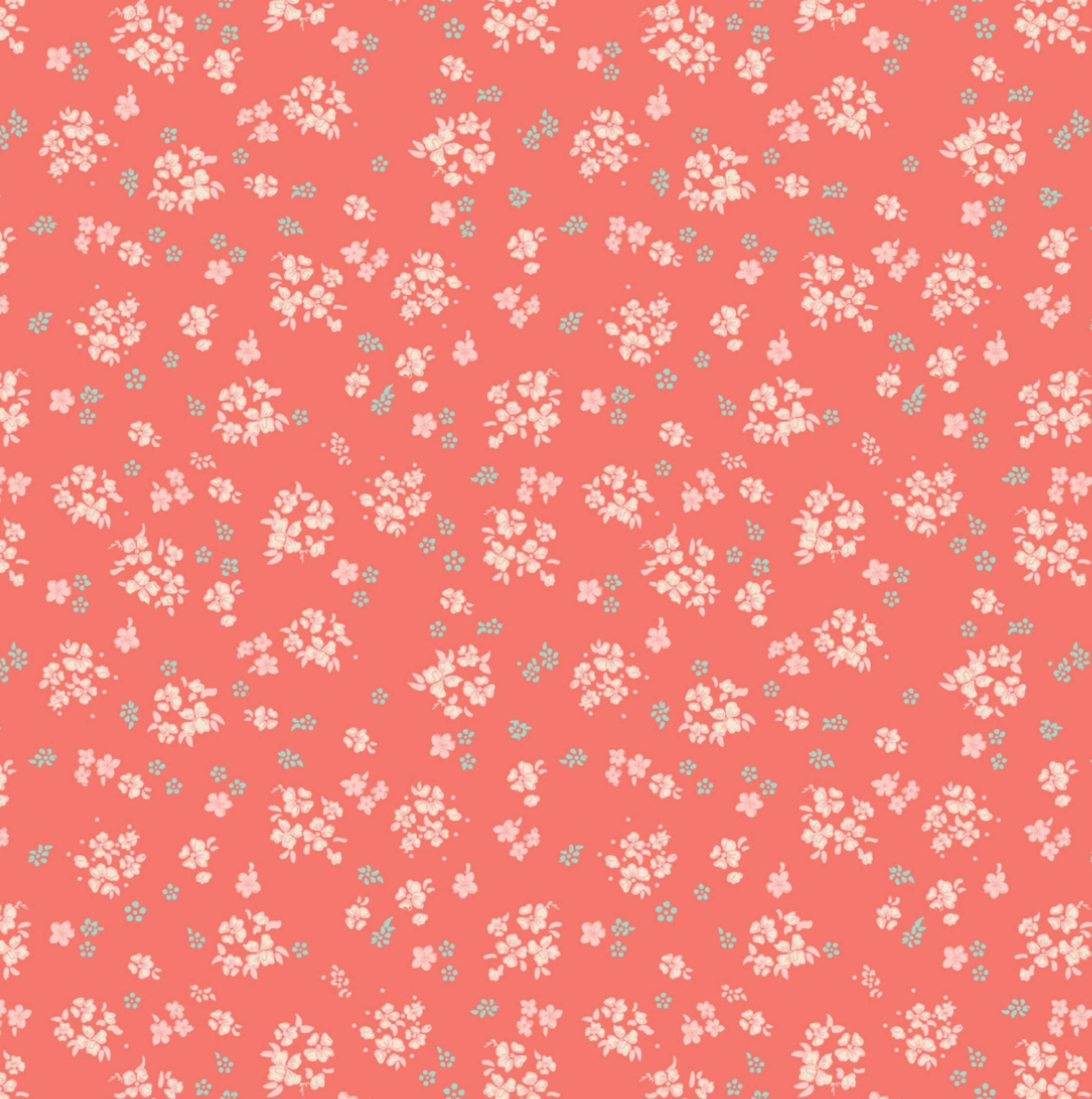 Nottingham by Laura Ashley - Aberdeenshire - Coral - 1/2m cut 58297
