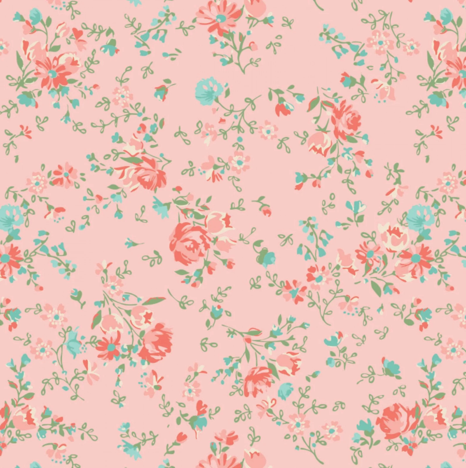 Nottingham by Laura Ashley - Anglesey - Pink - 1/2m cut 58305