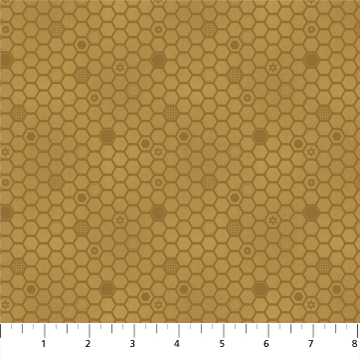 Honey Bloom - Gold Honeycomb - 1/2m cut 58347
