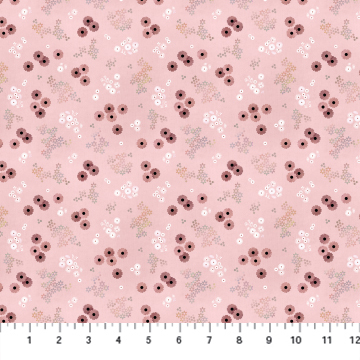 Honey Bloom - Small Pink Floral - 1/2m cut 58342