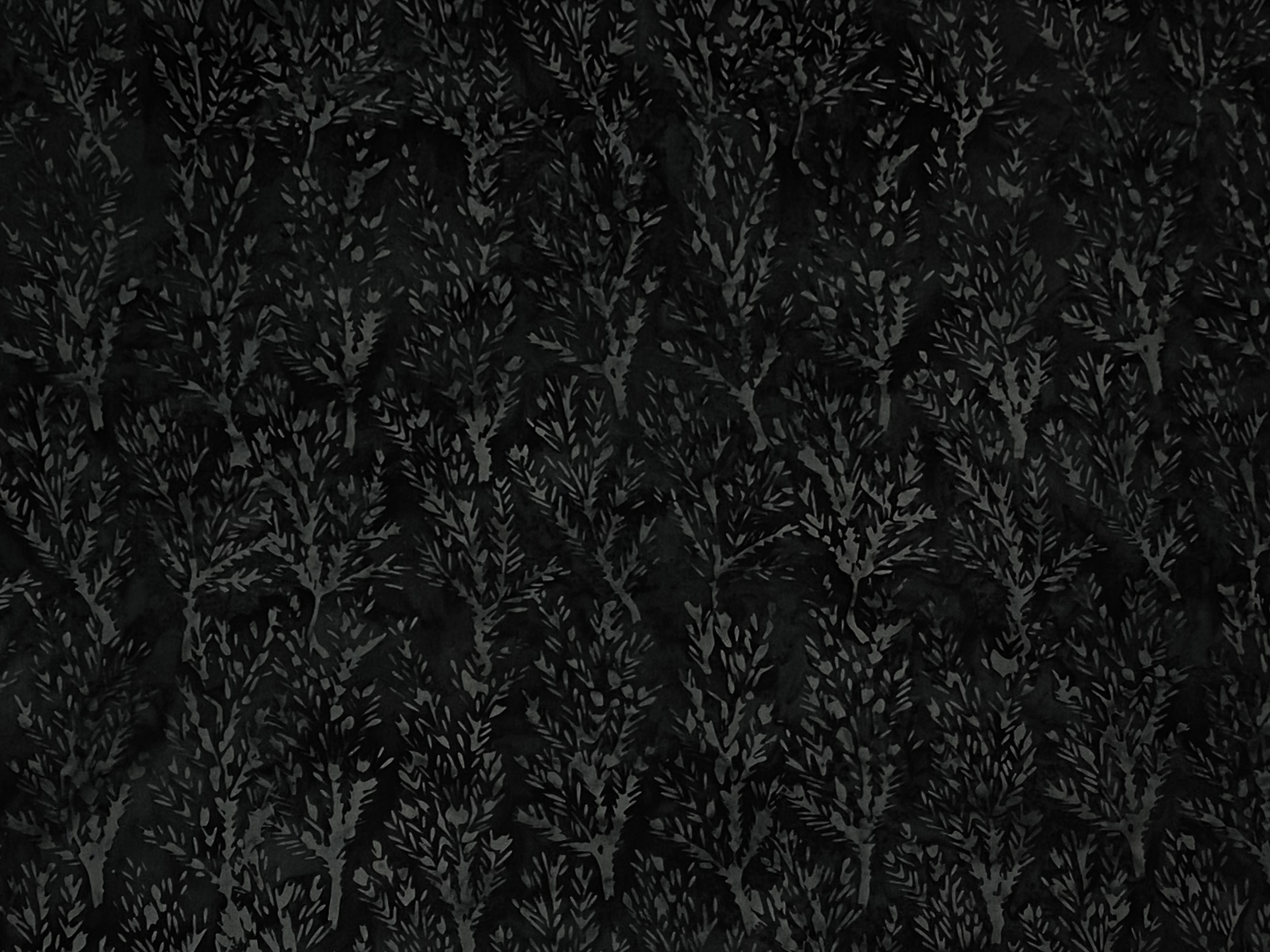 Black - Treasure Trove - Batik - 1/2m cut 58381