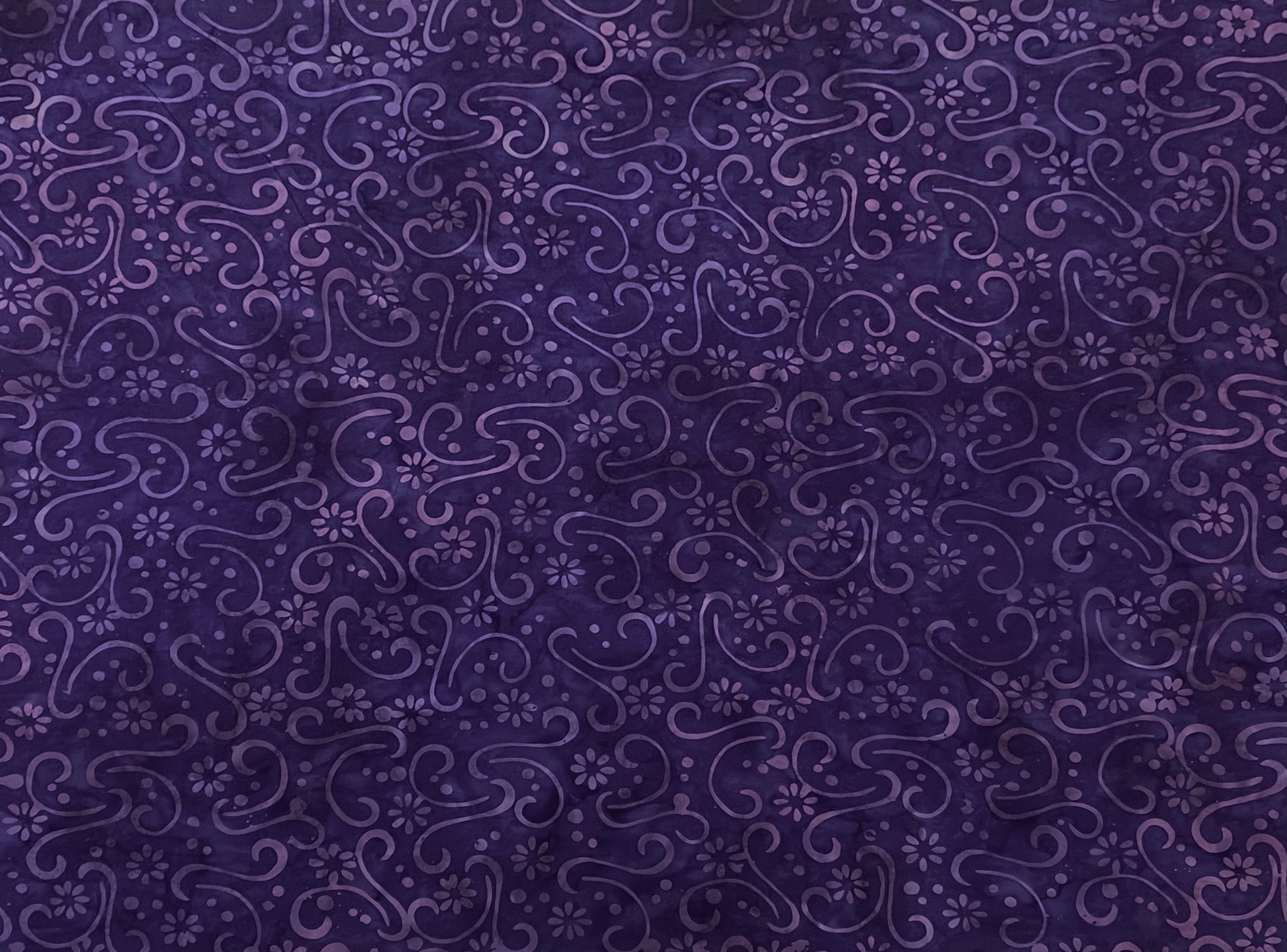 Purple Spring Dawn - Batik - 1/2m cut 58375