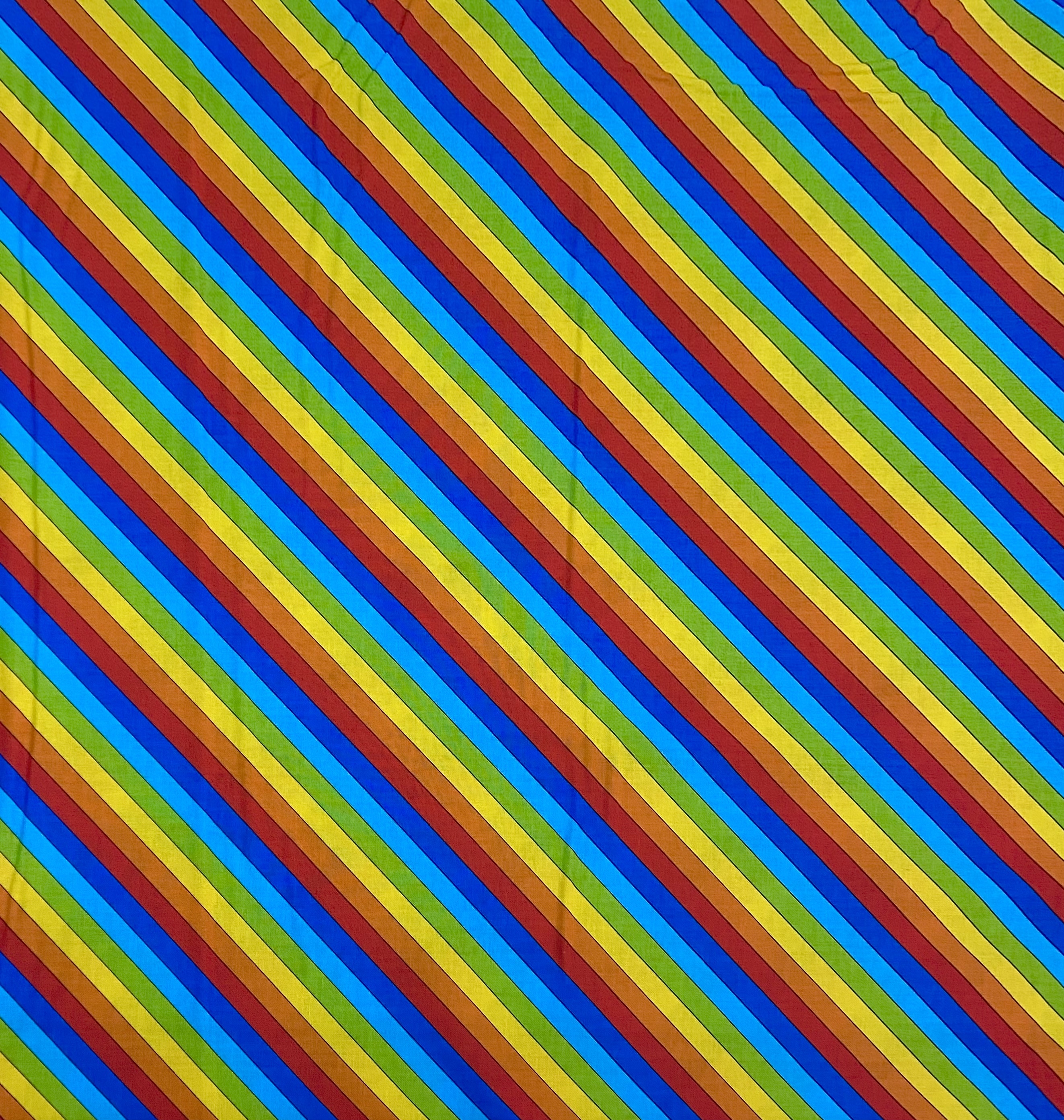Rainbow Stripes - 1/2m cut 58415