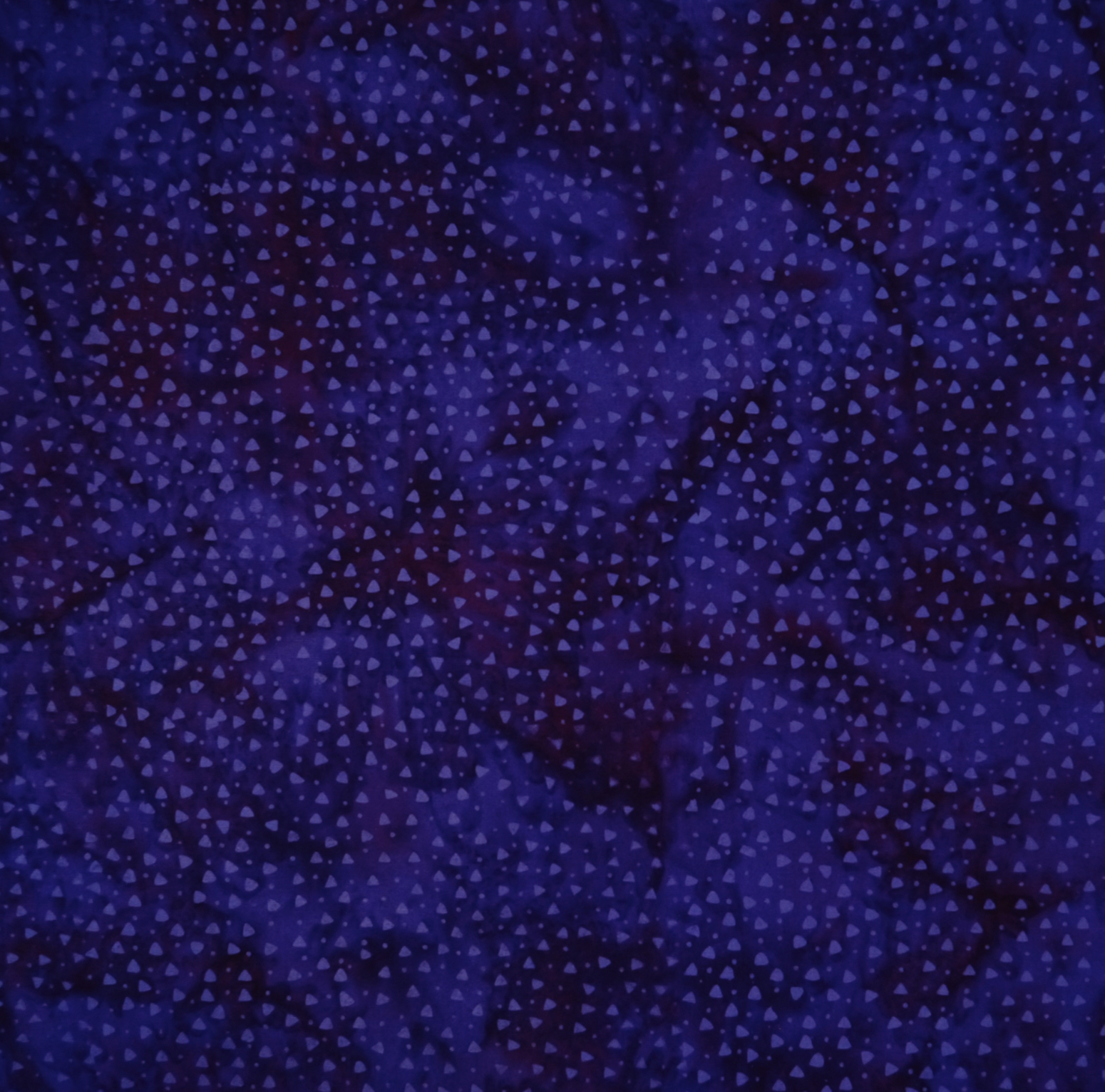 Blue Triangles - Treasure Trove - Batik - 1/2m cut 58463