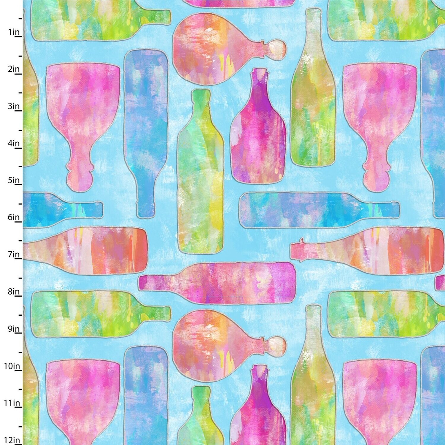 Mixology - Bottles with Glitter - 1/2m cut