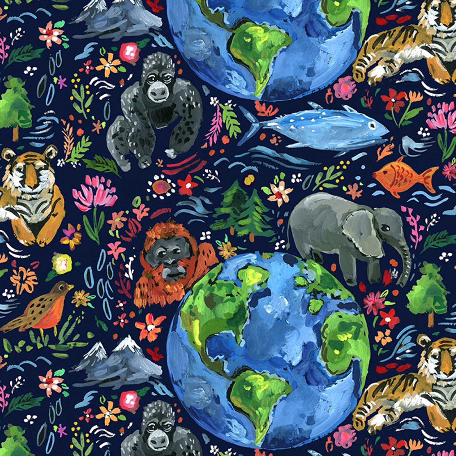 Save the Planet - Earth Day - 1/2m cut 58506