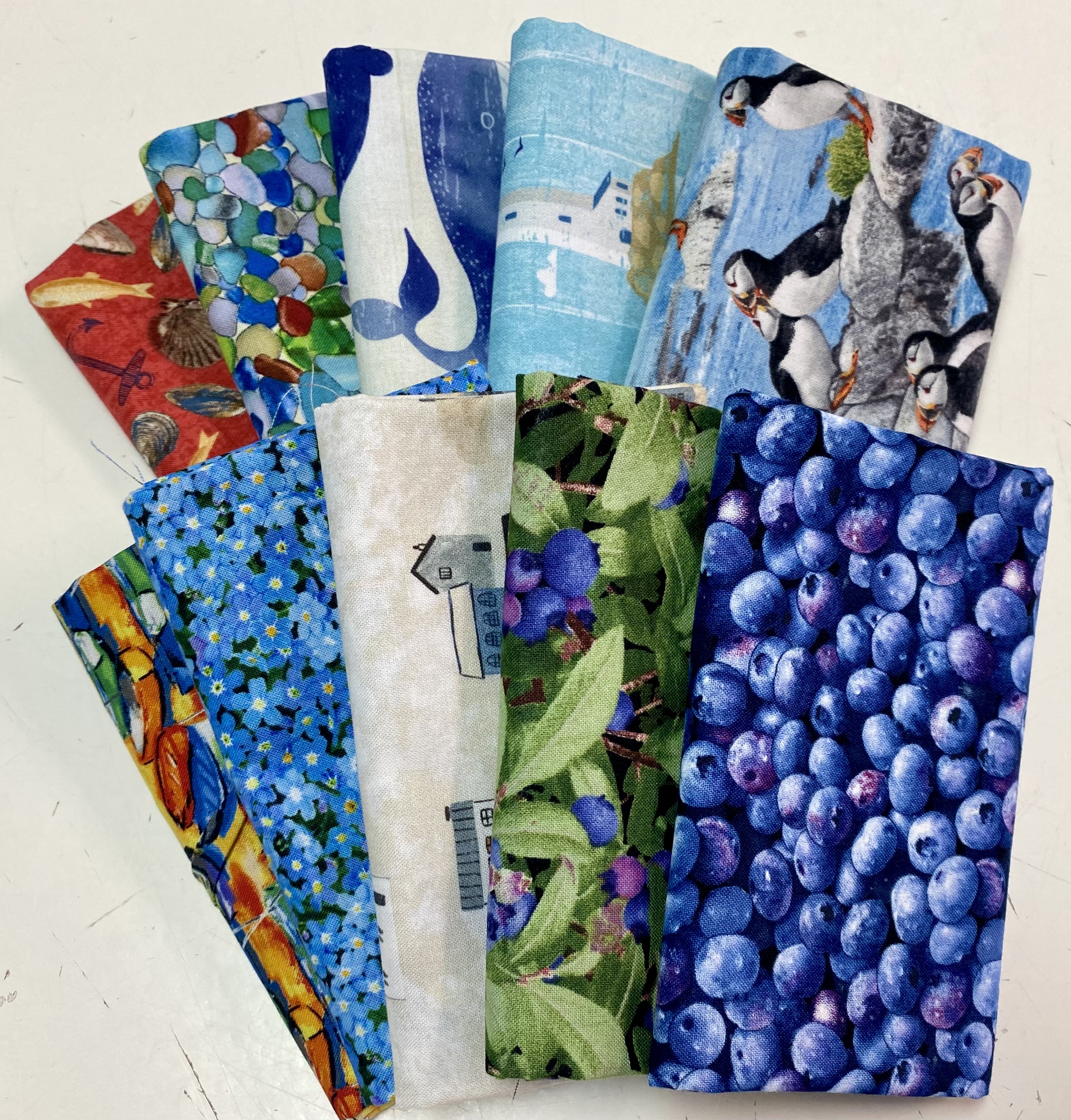 NL Themed Fat Quarter Bundle - 10 pieces 58505