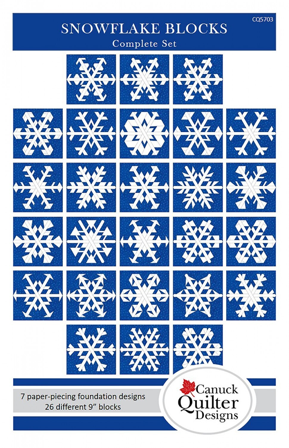 Snowflake Blocks Pattern