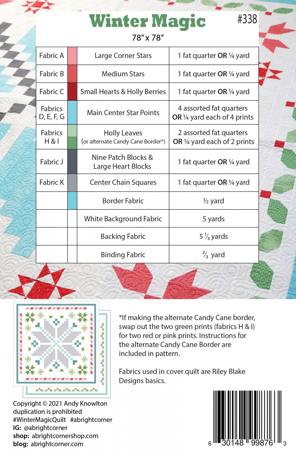 Winter Magic Pattern