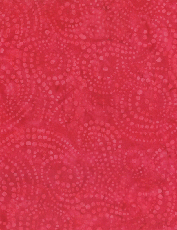 Red Swirls - Batik - 1/2m cut 58624