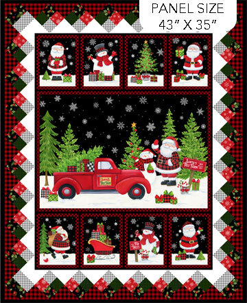 Santa's Tree Farm Panel 58646