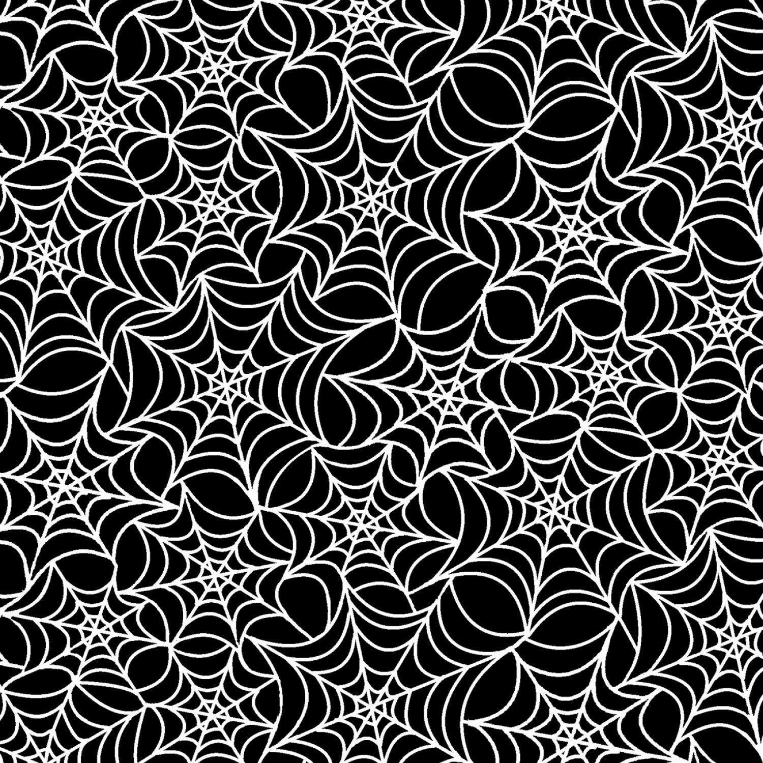 Boo! - Spiderweb - GLOW IN THE DARK - 1/2m cut 58661