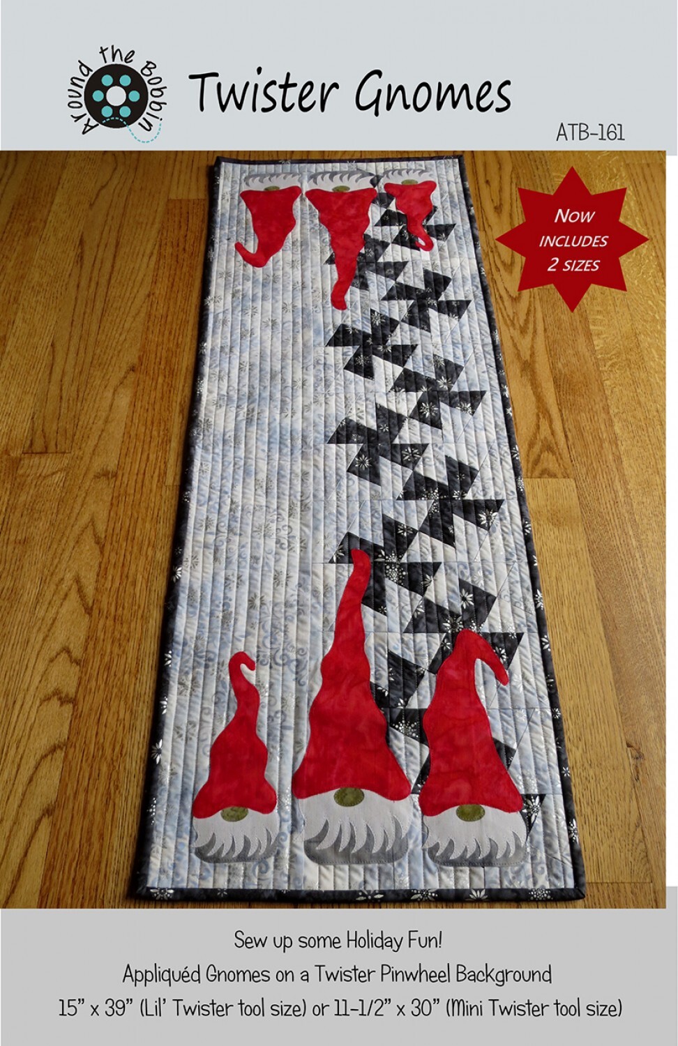 Twister Gnomes Table Runner Class 58662