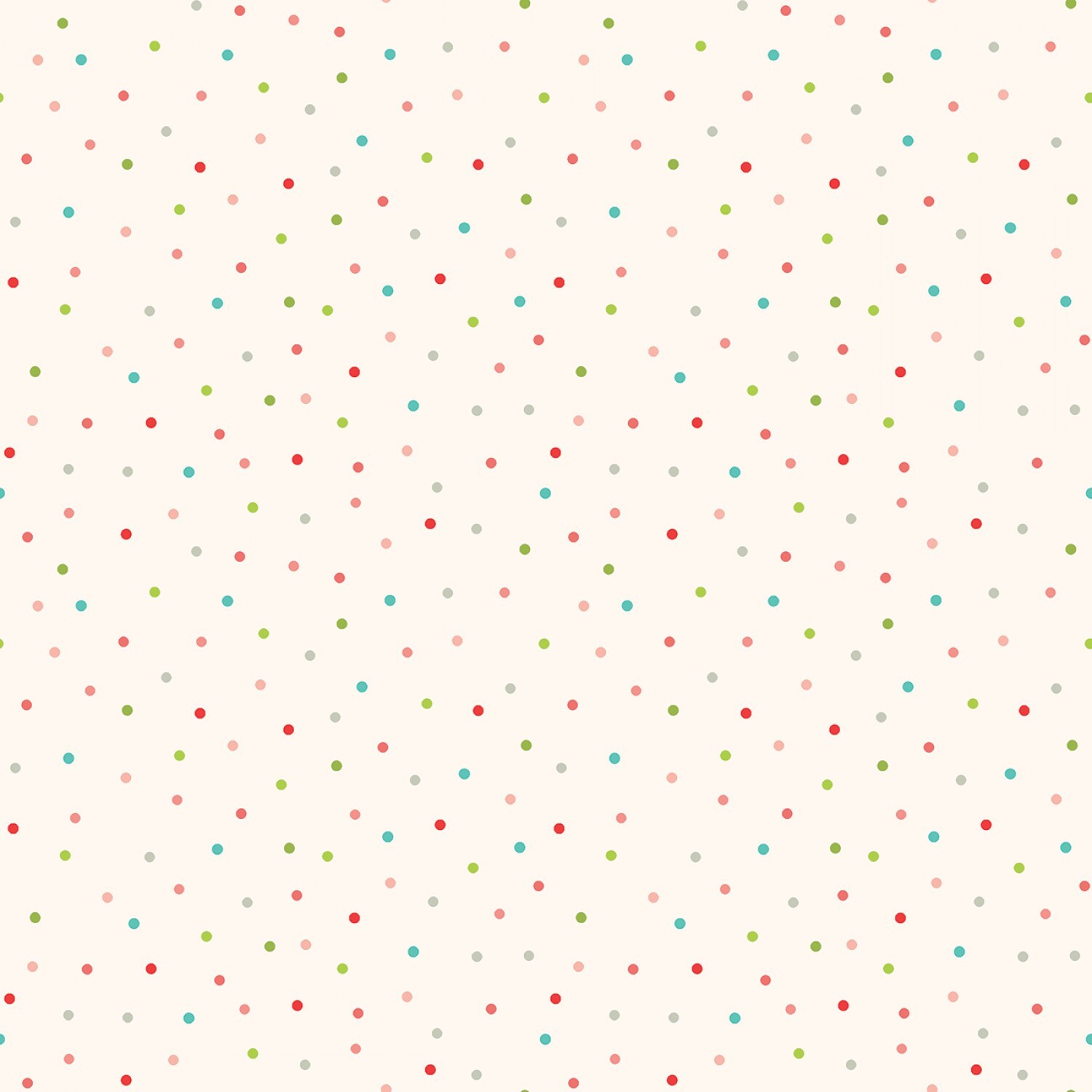 Winter Wonder - Cream Polka Dots - 1/2m cut 58670